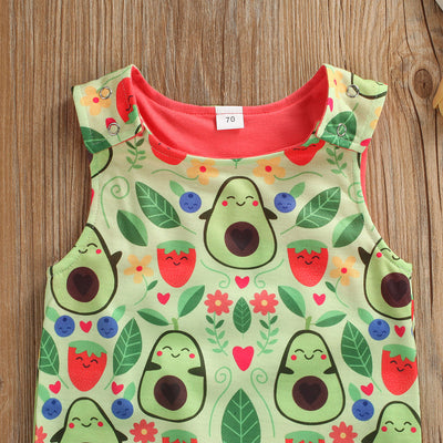 One Piece Romper Avocado Outfit