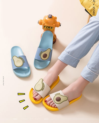 Womens Avocado Slipper Slide Sandals