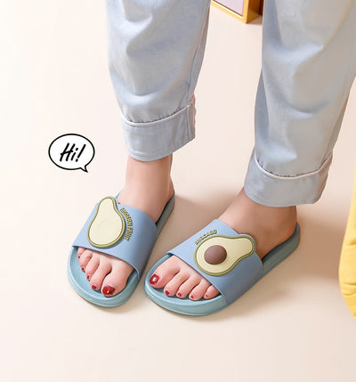 Womens Avocado Slipper Slide Sandals