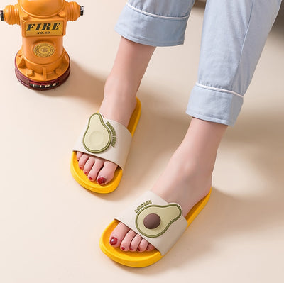 Womens Avocado Slipper Slide Sandals