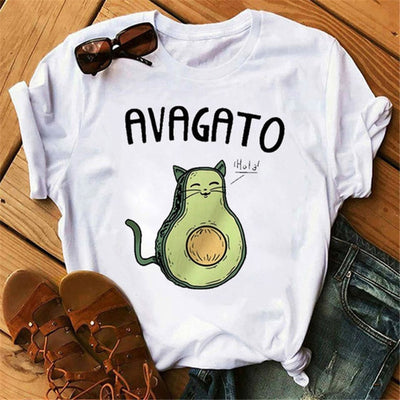 Ladies Avocado Casual T-Shirt