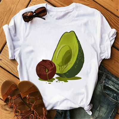 Ladies Avocado Casual T-Shirt