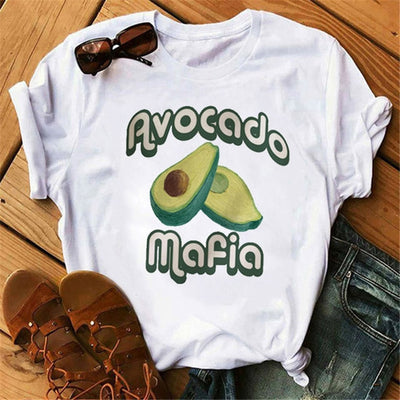 Ladies Avocado Casual T-Shirt