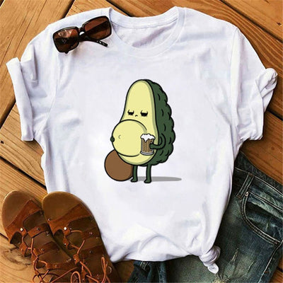 Ladies Avocado Casual T-Shirt