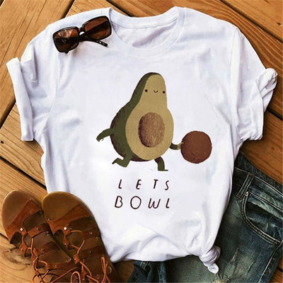 Ladies Avocado Casual T-Shirt