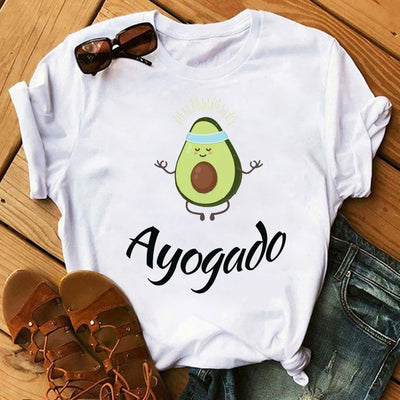 Ladies Avocado Casual T-Shirt