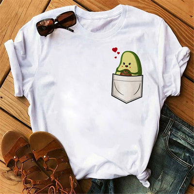 Ladies Avocado Casual T-Shirt