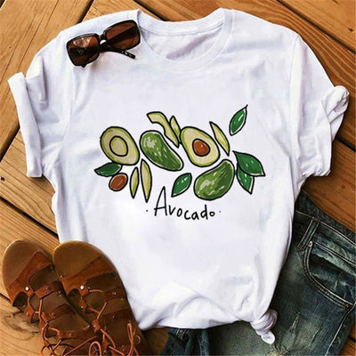 Ladies Avocado Casual T-Shirt