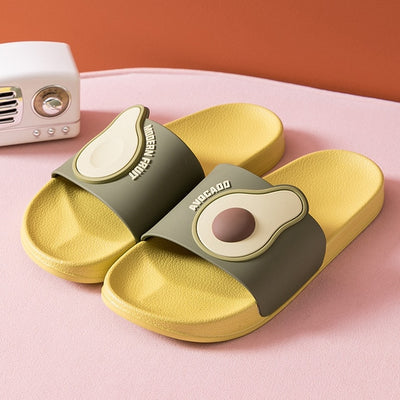 Womens Avocado Slipper Slide Sandals