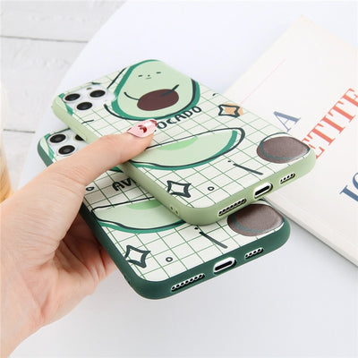 Cute Avocado Phone Case For iPhone