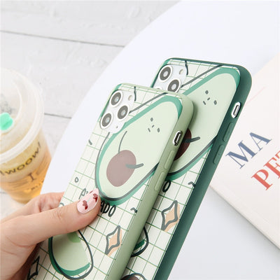 Cute Avocado Phone Case For iPhone