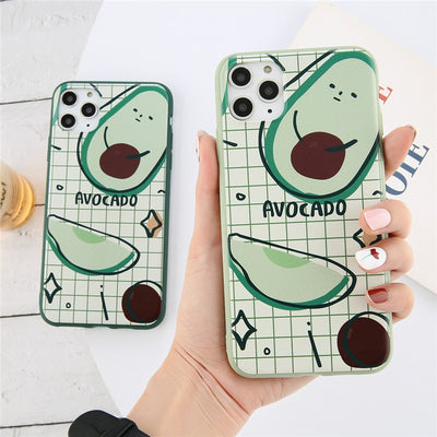 Cute Avocado Phone Case For iPhone