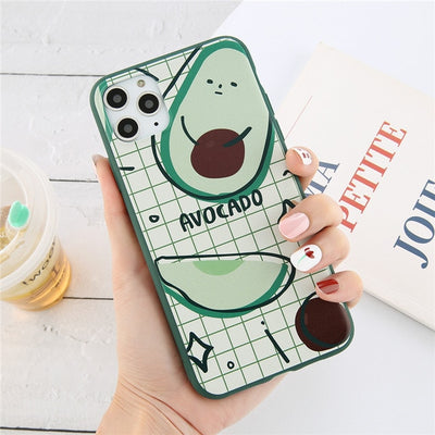 Cute Avocado Phone Case For iPhone