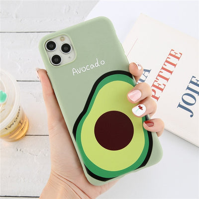 Cute Avocado Phone Case For iPhone