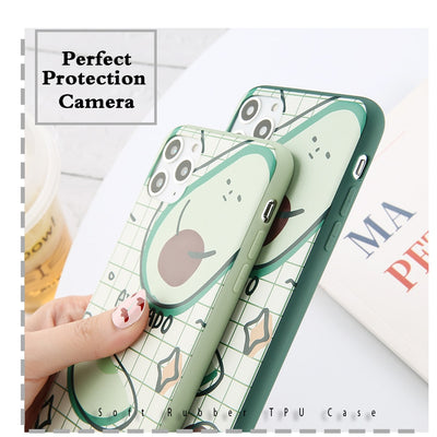 Cute Avocado Phone Case For iPhone