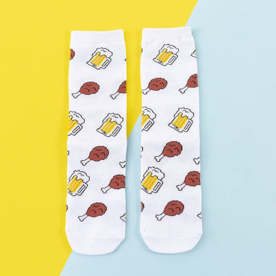 Funny Cute Avocado Socks