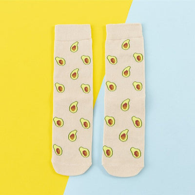 Funny Cute Avocado Socks