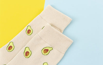 Funny Cute Avocado Socks