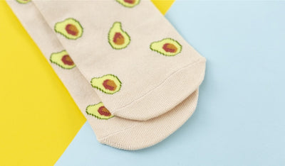 Funny Cute Avocado Socks