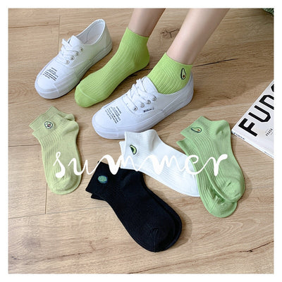 Womens Casual Cotton Breathable Socks