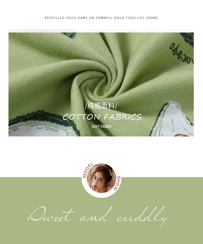 Avocado Green Sleepwear Set For Women