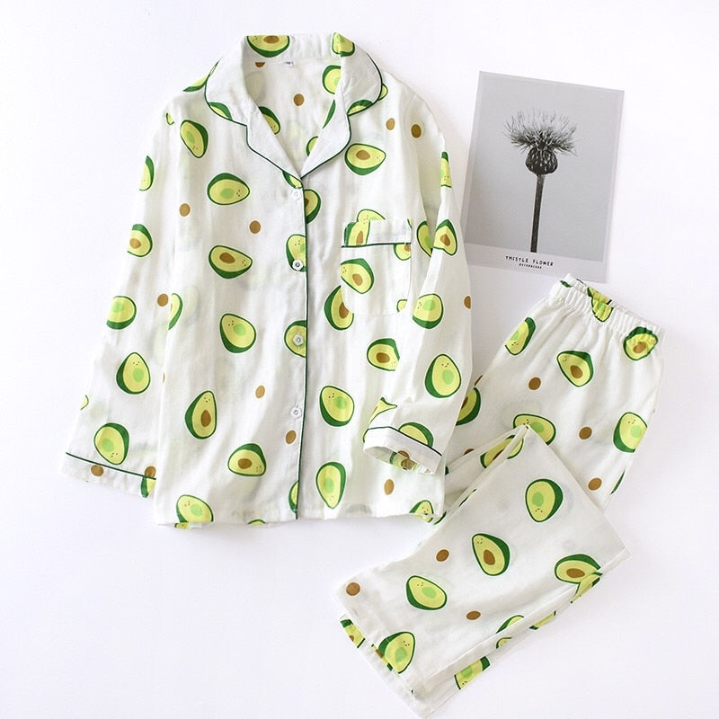 2021 Ladies Pajamas Set - avocado-plush-store