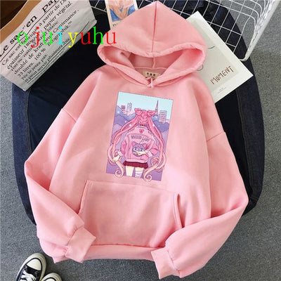 Avocado Kawaii Hoodies for Women