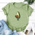 Polyester Avocado Tshirt Top