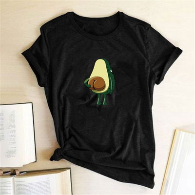 Polyester Avocado Tshirt Top