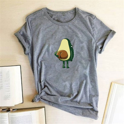 Polyester Avocado Tshirt Top