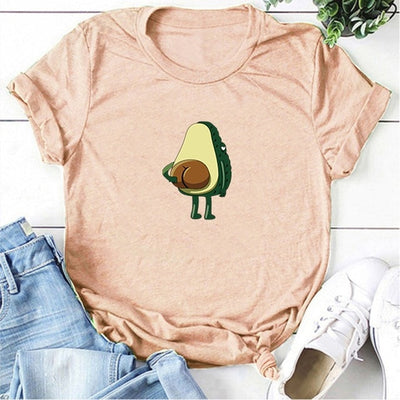 Polyester Avocado Tshirt Top