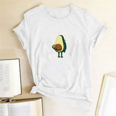 Polyester Avocado Tshirt Top