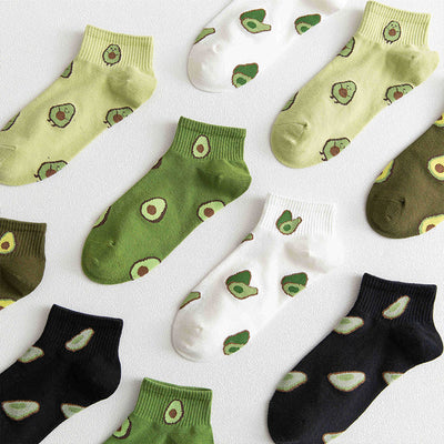 New Summer Avocado Ankle Socks