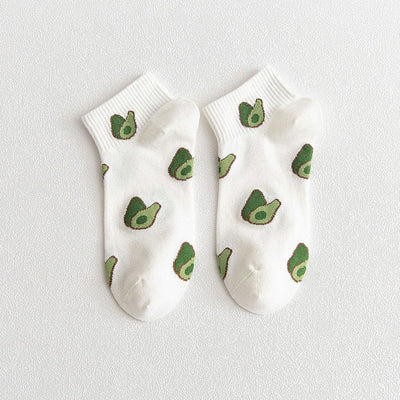 New Summer Avocado Ankle Socks