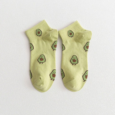 New Summer Avocado Ankle Socks