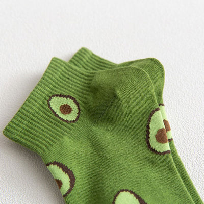 New Summer Avocado Ankle Socks