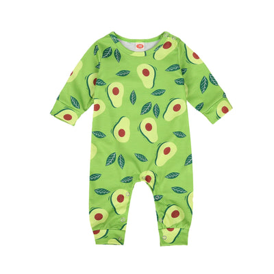 Newborn Baby Avocado Playsuit Costume Clothing