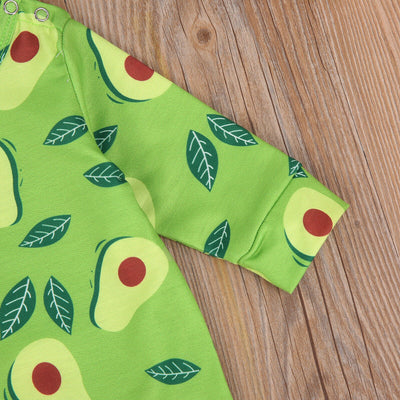 Newborn Baby Avocado Playsuit Costume Clothing