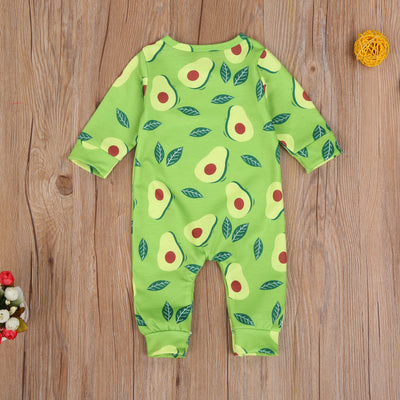 Newborn Baby Avocado Playsuit Costume Clothing