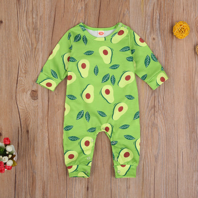 Newborn Baby Avocado Playsuit Costume Clothing