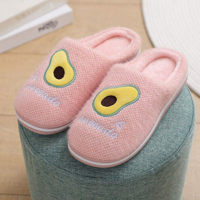 Women Winter Cotton Avocado Slippers